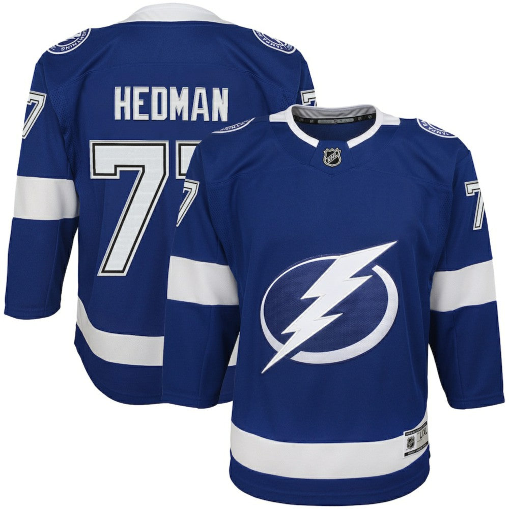 Victor Hedman Tampa Bay Lightning Youth Home Premier Player Jersey - Blue | US 4245543