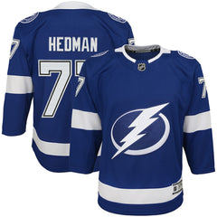 Victor Hedman Tampa Bay Lightning Youth Home Premier Player Jersey - Blue | US 4245543