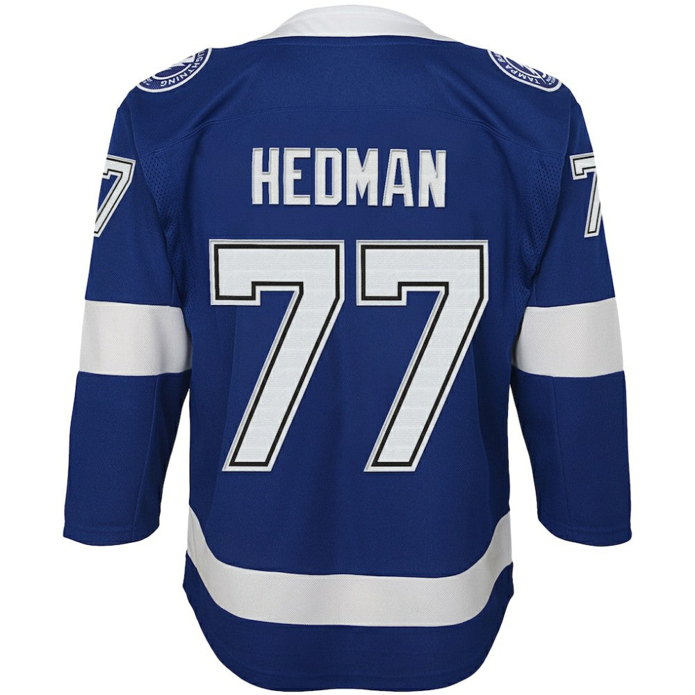 Victor Hedman Tampa Bay Lightning Youth Home Premier Player Jersey - Blue | US 4245543