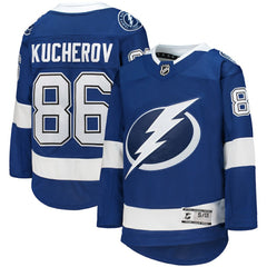 Nikita Kucherov Tampa Bay Lightning Youth Home Premier Player Jersey - Blue | US 4245544