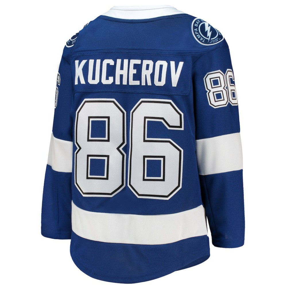 Nikita Kucherov Tampa Bay Lightning Youth Home Premier Player Jersey - Blue | US 4245544