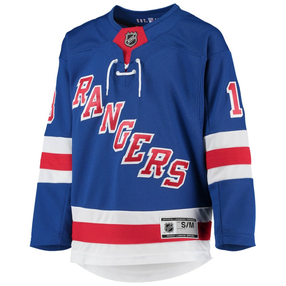 Alexis Lafreniere New York Rangers Youth Home Premier Player Jersey - Blue | US 4245547