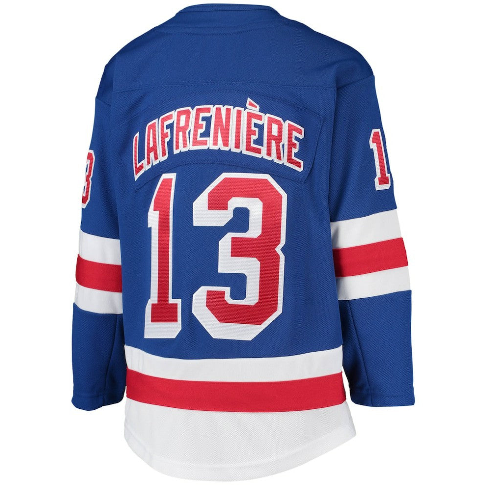 Alexis Lafreniere New York Rangers Youth Home Premier Player Jersey - Blue | US 4245547