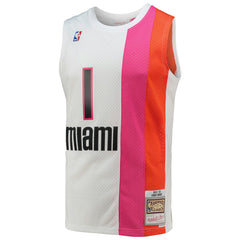 Chris Bosh Miami Heat 2011/12 Hardwood Classics Swingman Jersey White - Mitchell & Ness