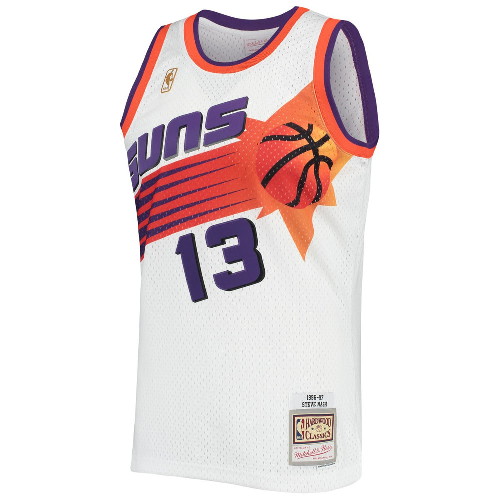 Steve Nash Phoenix Suns 1996/97 Hardwood Classics Swingman Jersey White - Mitchell & Ness