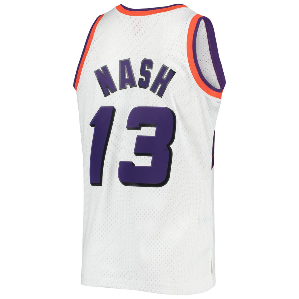 Steve Nash Phoenix Suns 1996/97 Hardwood Classics Swingman Jersey White - Mitchell & Ness
