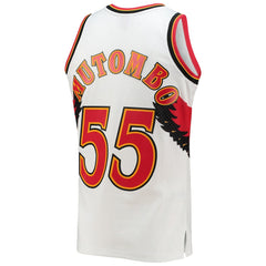 Dikembe Mutombo Atlanta Hawks 1996/97 Hardwood Classics Swingman Jersey White - Mitchell & Ness