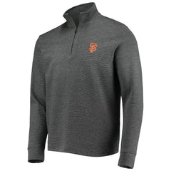 San Francisco Giants Vineyard Vines Saltwater Quarter-Zip Jacket - Charcoal Jackets