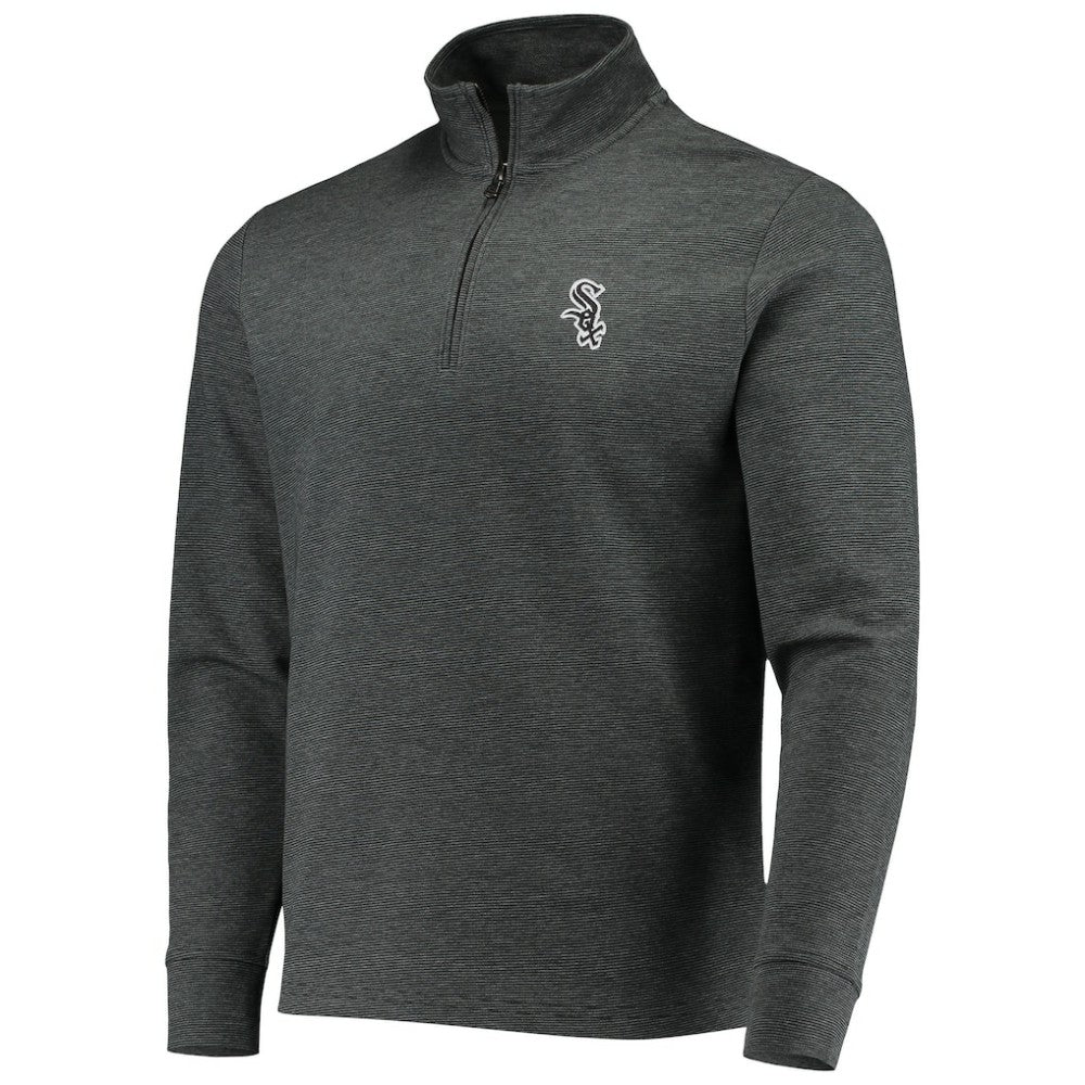 Chicago White Sox Vineyard Vines Saltwater Quarter-Zip Jacket - Charcoal Jackets