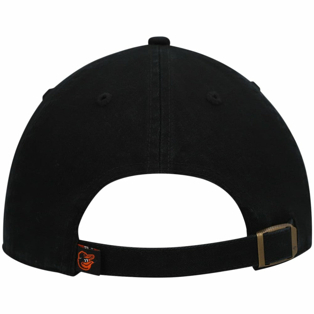 Baltimore Orioles '47 Youth Team Logo Clean Up Adjustable Hat - Black Hats