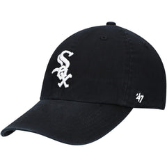 Chicago White Sox '47 Youth Team Logo Clean Up Adjustable Hat - Black Hats