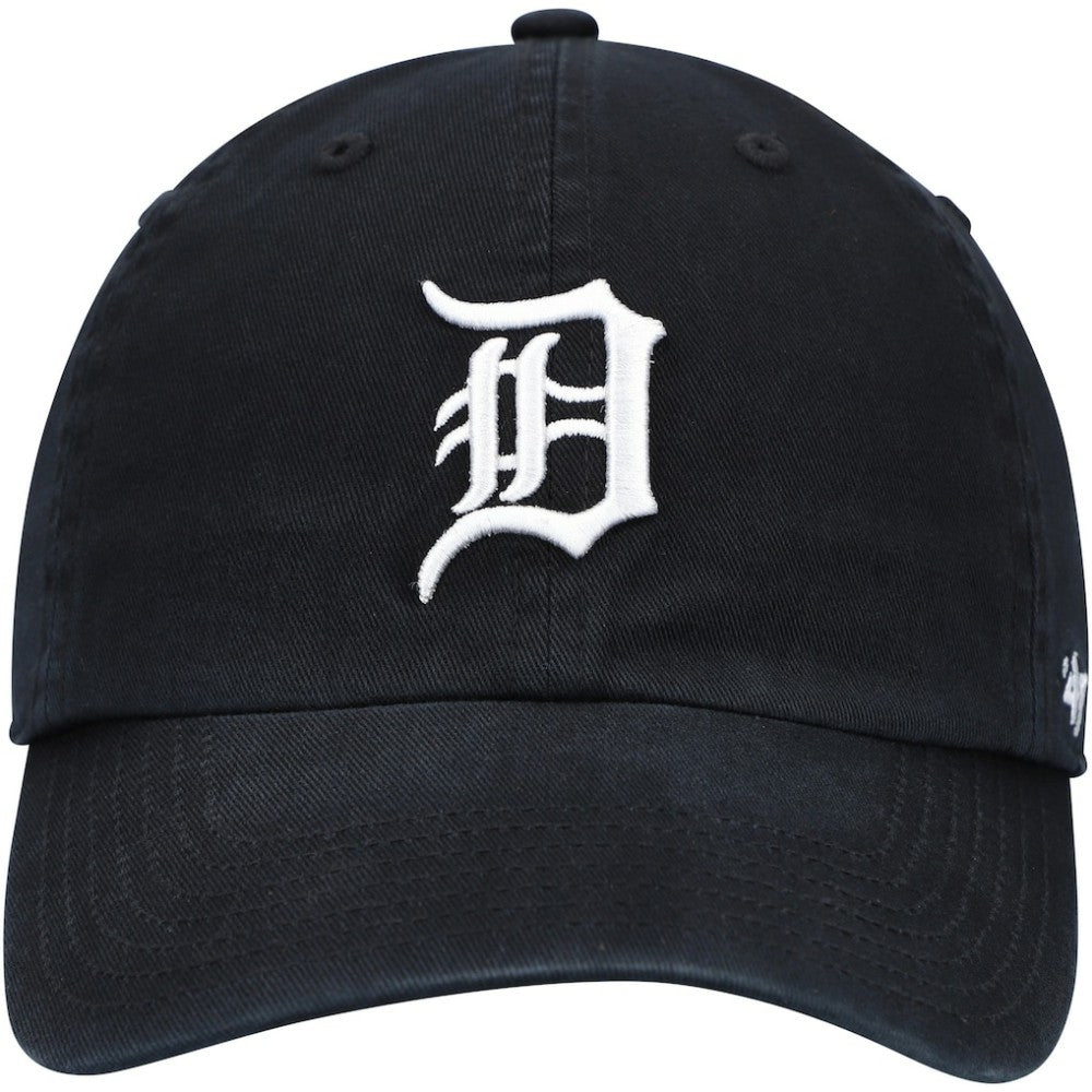 Detroit Tigers '47 Youth Team Logo Clean Up Adjustable Hat - Black Hats