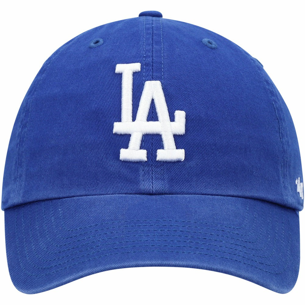 Los Angeles Dodgers '47 Youth Team Logo Clean Up Adjustable Hat - Royal Hats