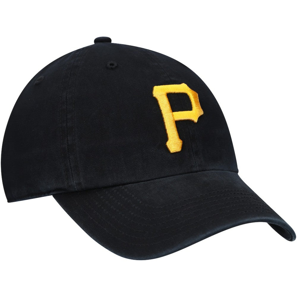 Pittsburgh Pirates '47 Youth Team Logo Clean Up Adjustable Hat - Black Hats