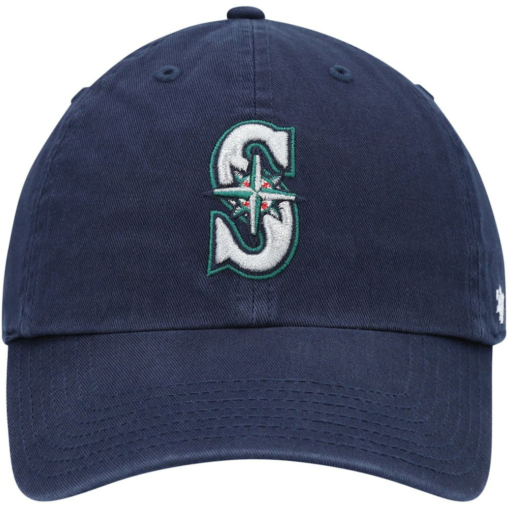 Seattle Mariners '47 Youth Team Logo Clean Up Adjustable Hat - Navy Hats