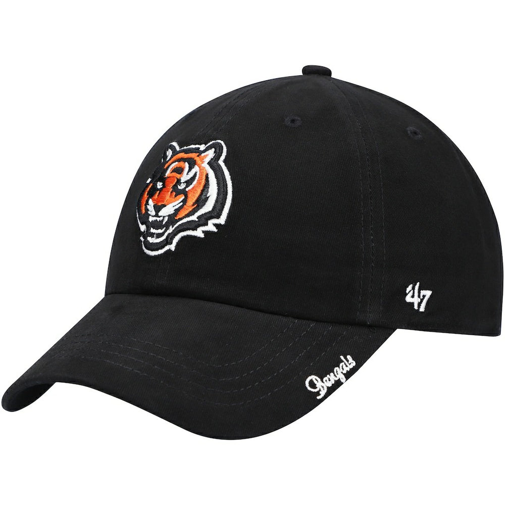 Cincinnati Bengals '47 Women's Miata Clean Up Primary Adjustable Hat - Black Hats
