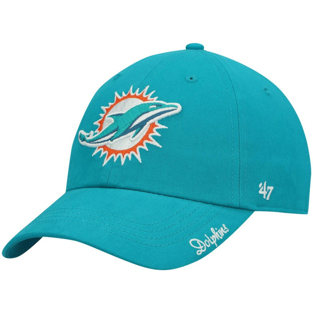 Miami Dolphins '47 Women's Miata Clean Up Primary Adjustable Hat - Aqua Hats