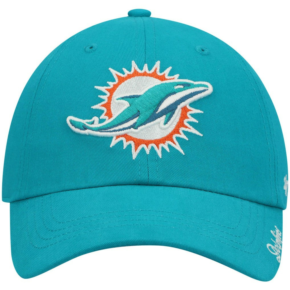 Miami Dolphins '47 Women's Miata Clean Up Primary Adjustable Hat - Aqua Hats