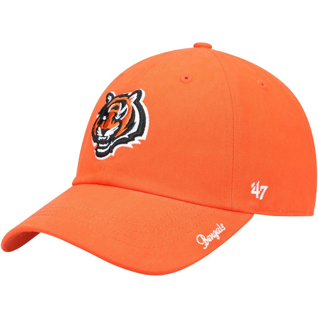 Cincinnati Bengals '47 Women's Miata Clean Up Secondary Logo Adjustable Hat - Orange Hats
