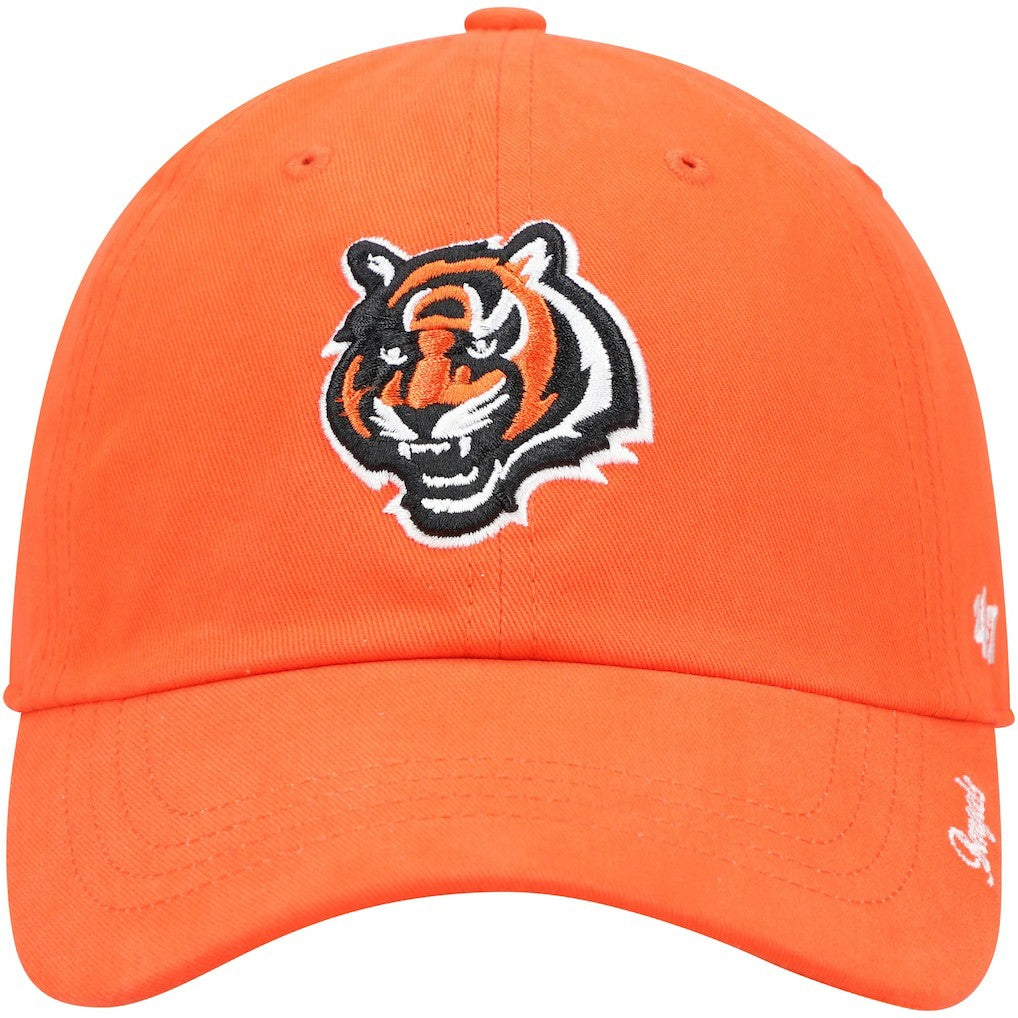 Cincinnati Bengals '47 Women's Miata Clean Up Secondary Logo Adjustable Hat - Orange Hats