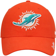 Miami Dolphins '47 Women's Miata Clean Up Secondary Logo Adjustable Hat - Orange Hats