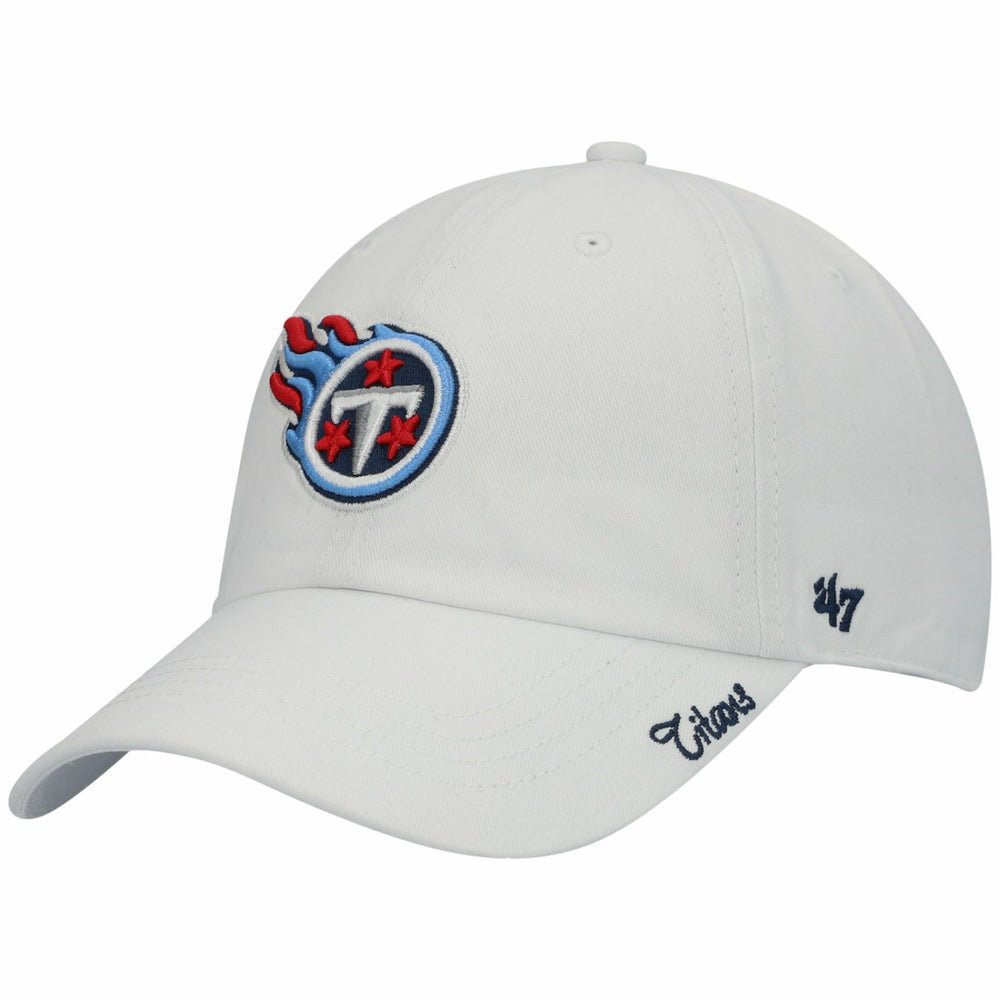 Tennessee Titans '47 Women's Team Miata Clean Up Adjustable Hat - White Hats