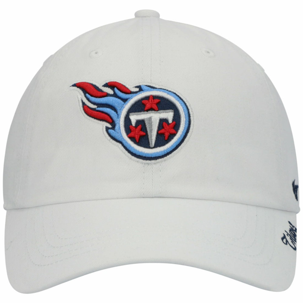 Tennessee Titans '47 Women's Team Miata Clean Up Adjustable Hat - White Hats