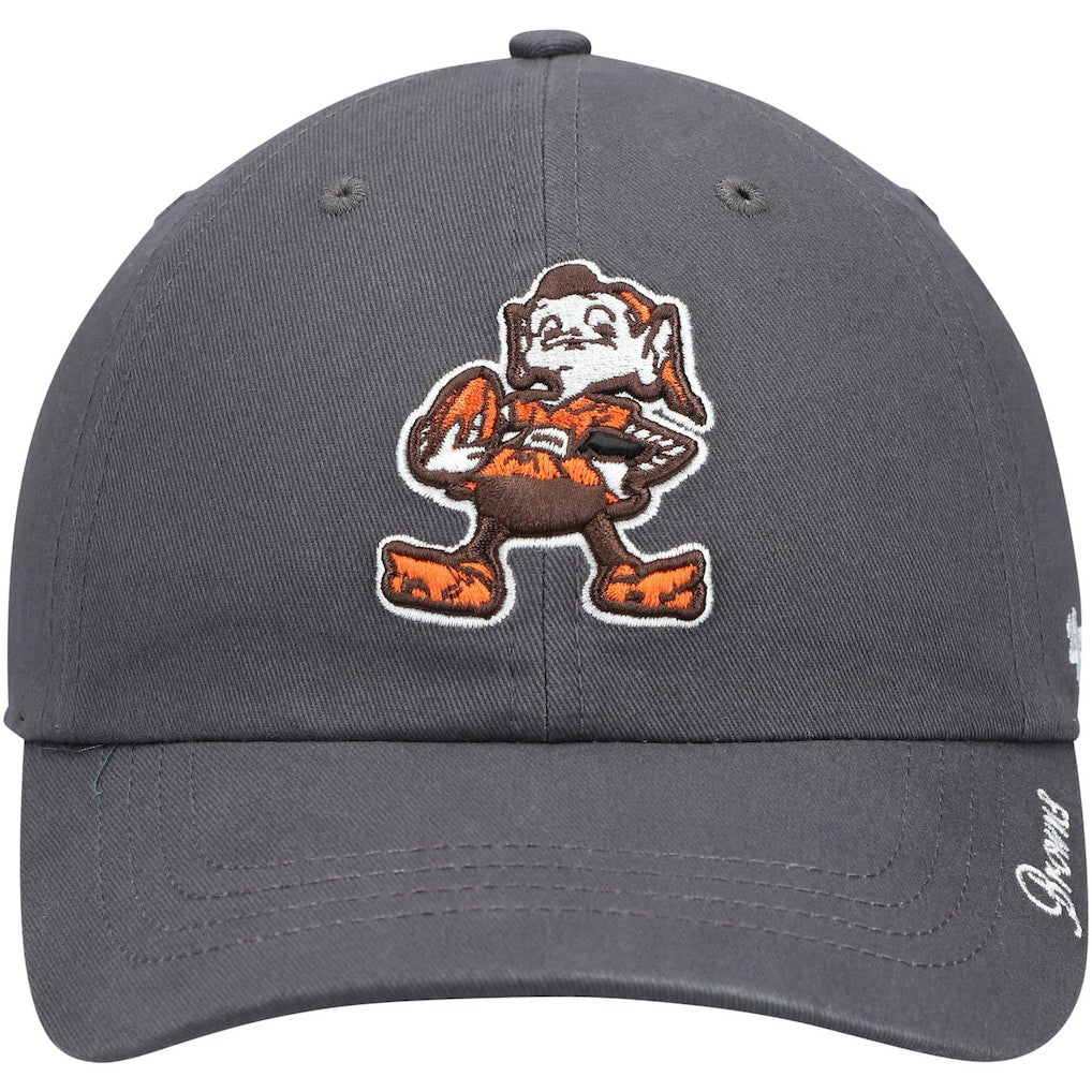 Cleveland Browns '47 Women's Brownie The Elf Miata Clean Up Adjustable Hat - Charcoal Hats