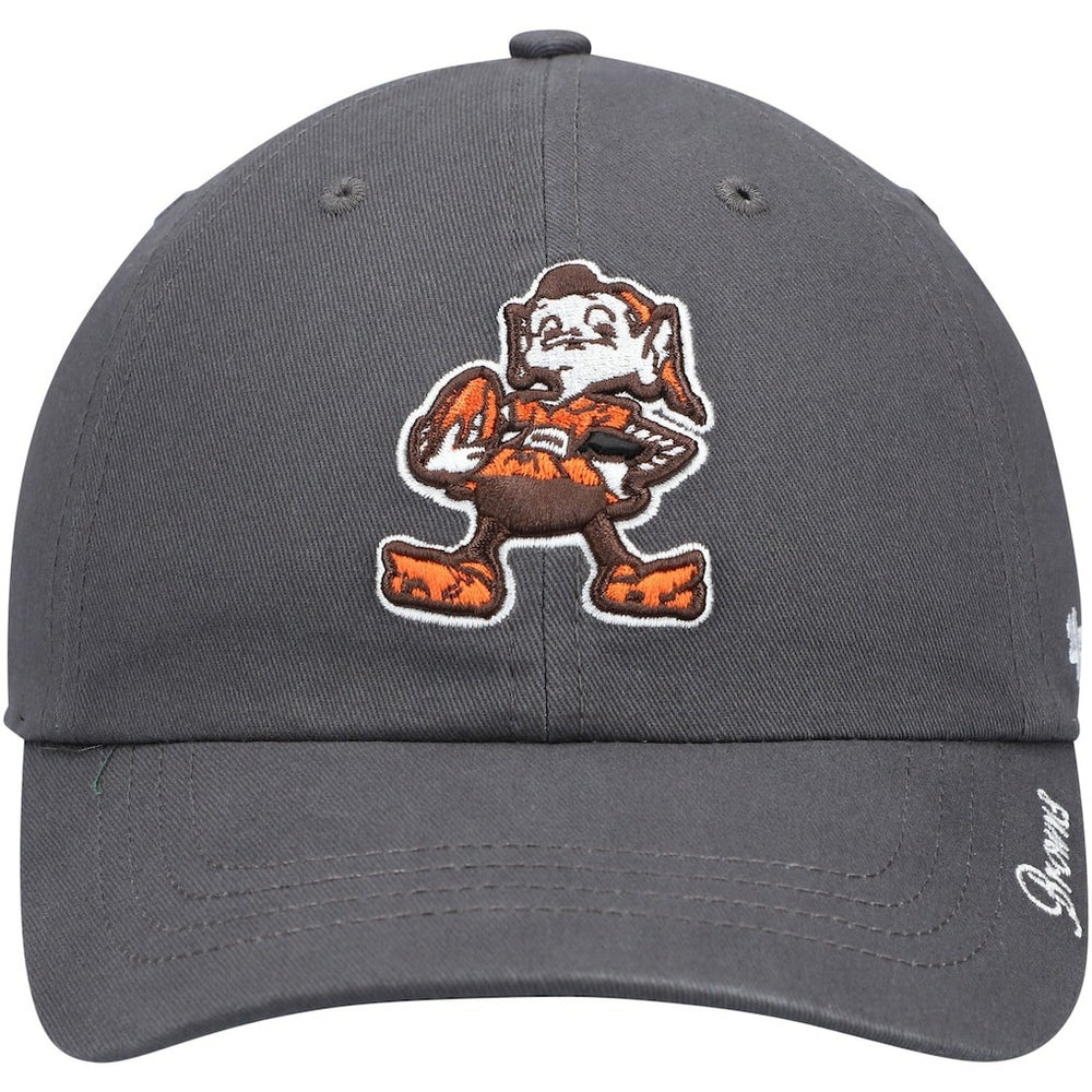Cleveland Browns '47 Women's Brownie The Elf Miata Clean Up Adjustable Hat - Charcoal Hats