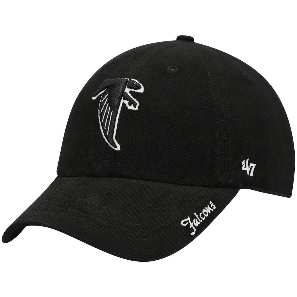 Atlanta Falcons '47 Women's Miata Clean Up Adjustable Hat - Black Hats