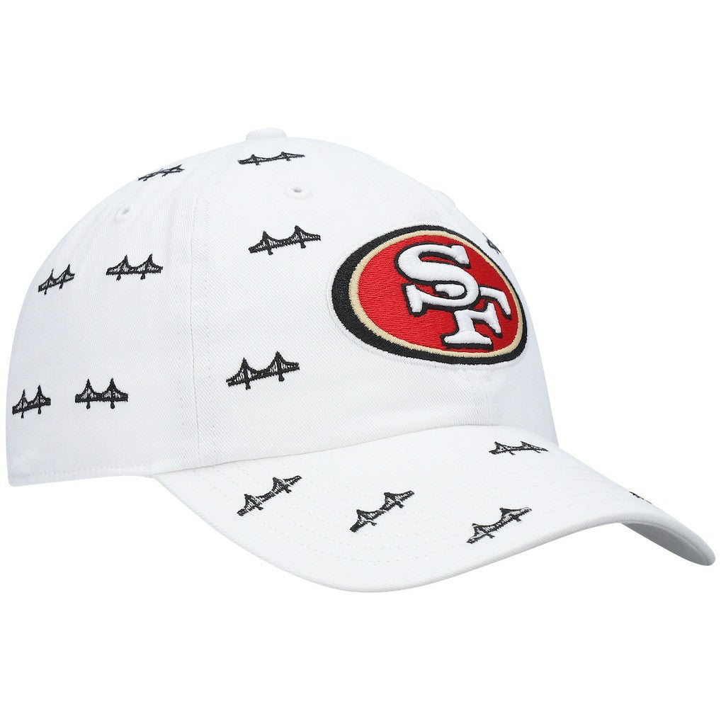 San Francisco 49ers '47 Women's Team Confetti Clean Up Adjustable Hat - White Hats