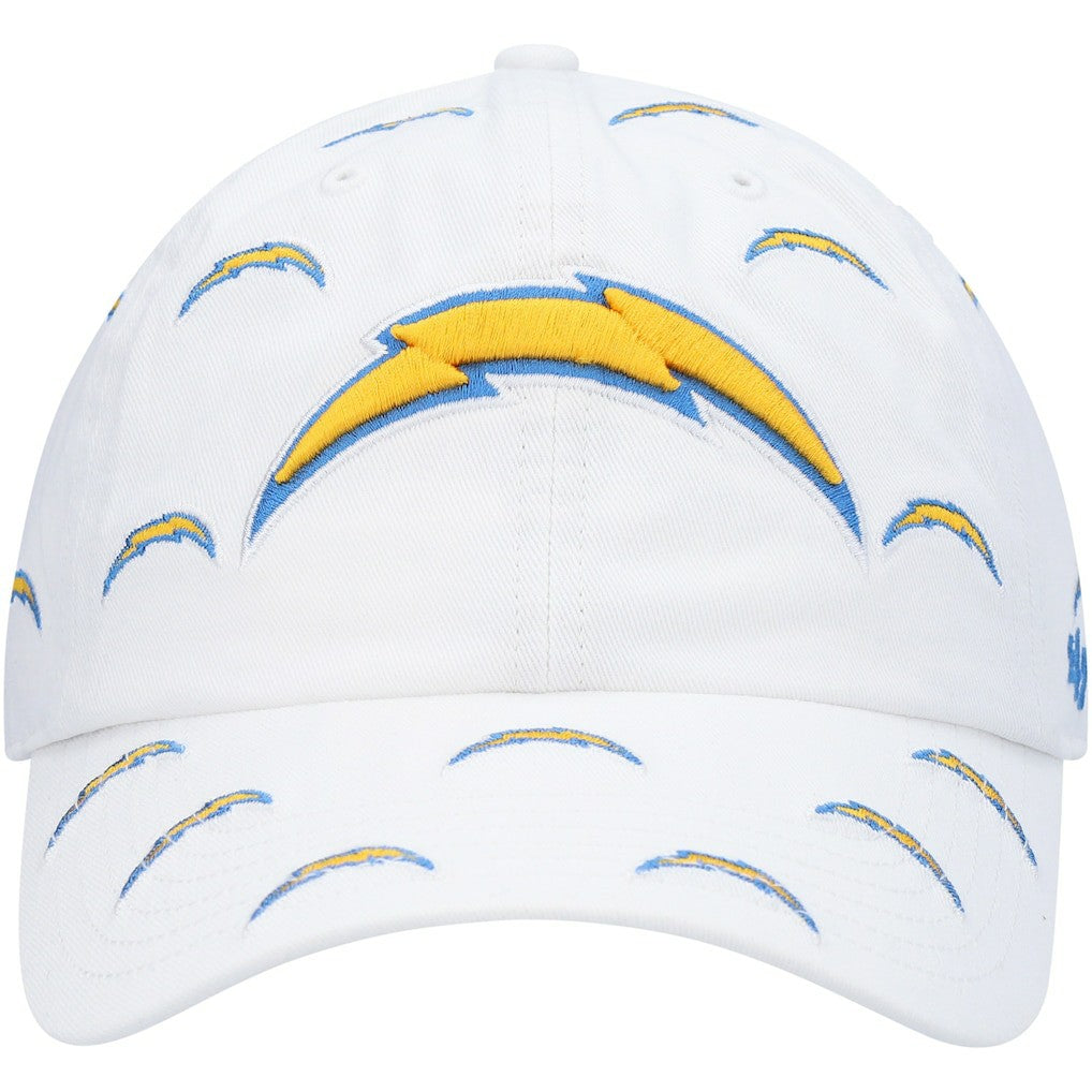 Los Angeles Chargers '47 Women's Team Confetti Clean Up Adjustable Hat - White Hats