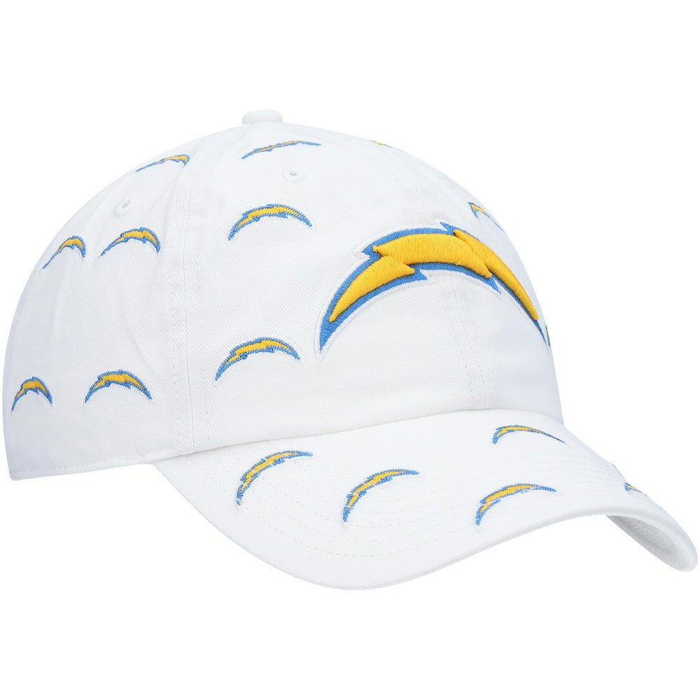 Los Angeles Chargers '47 Women's Team Confetti Clean Up Adjustable Hat - White Hats