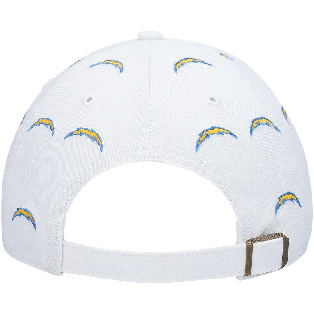 Los Angeles Chargers '47 Women's Team Confetti Clean Up Adjustable Hat - White Hats