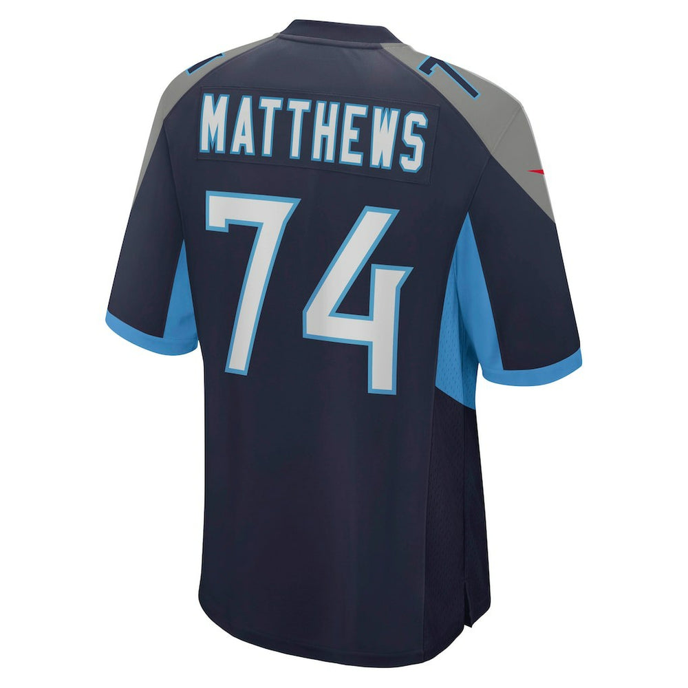 Bruce Matthews Tennessee Titans Retired Player Jersey - Navy Jerseys