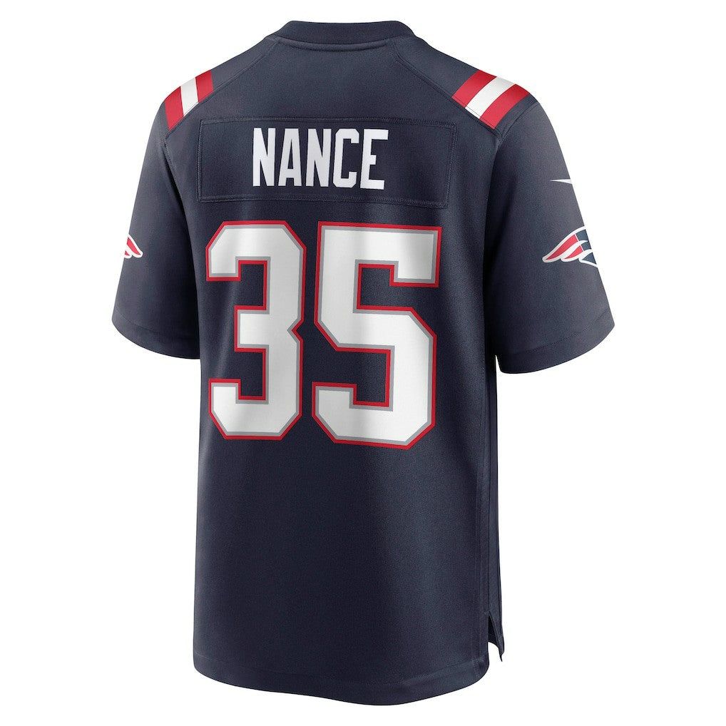 Jim Nance New England Patriots Retired Player Jersey - Navy Jerseys