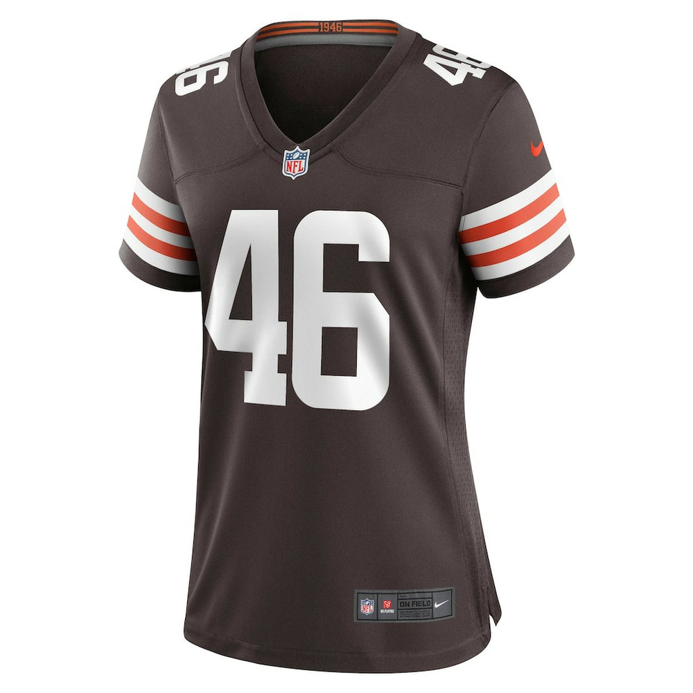 Don Fleming Cleveland Browns Women's Retired Player Jersey - Brown Jerseys