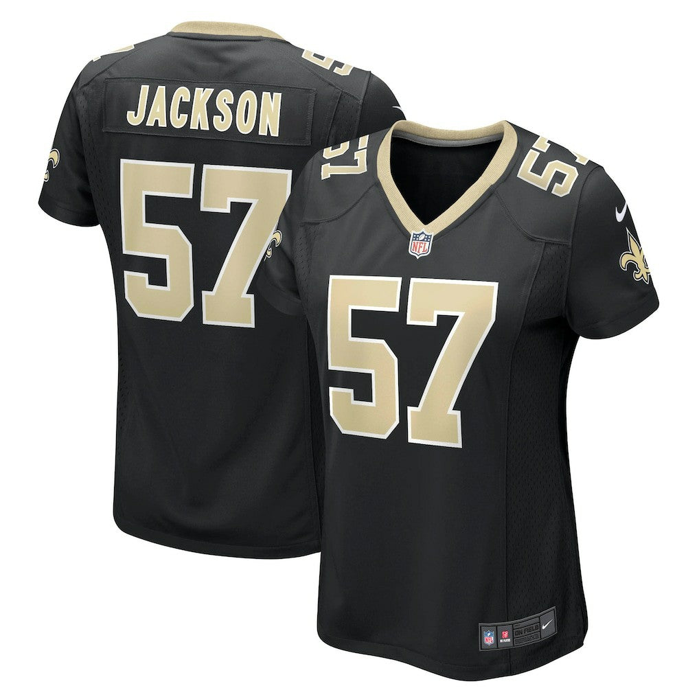 Rickey Jackson New Orleans Saints Women's Retired Player Jersey - Black Jerseys
