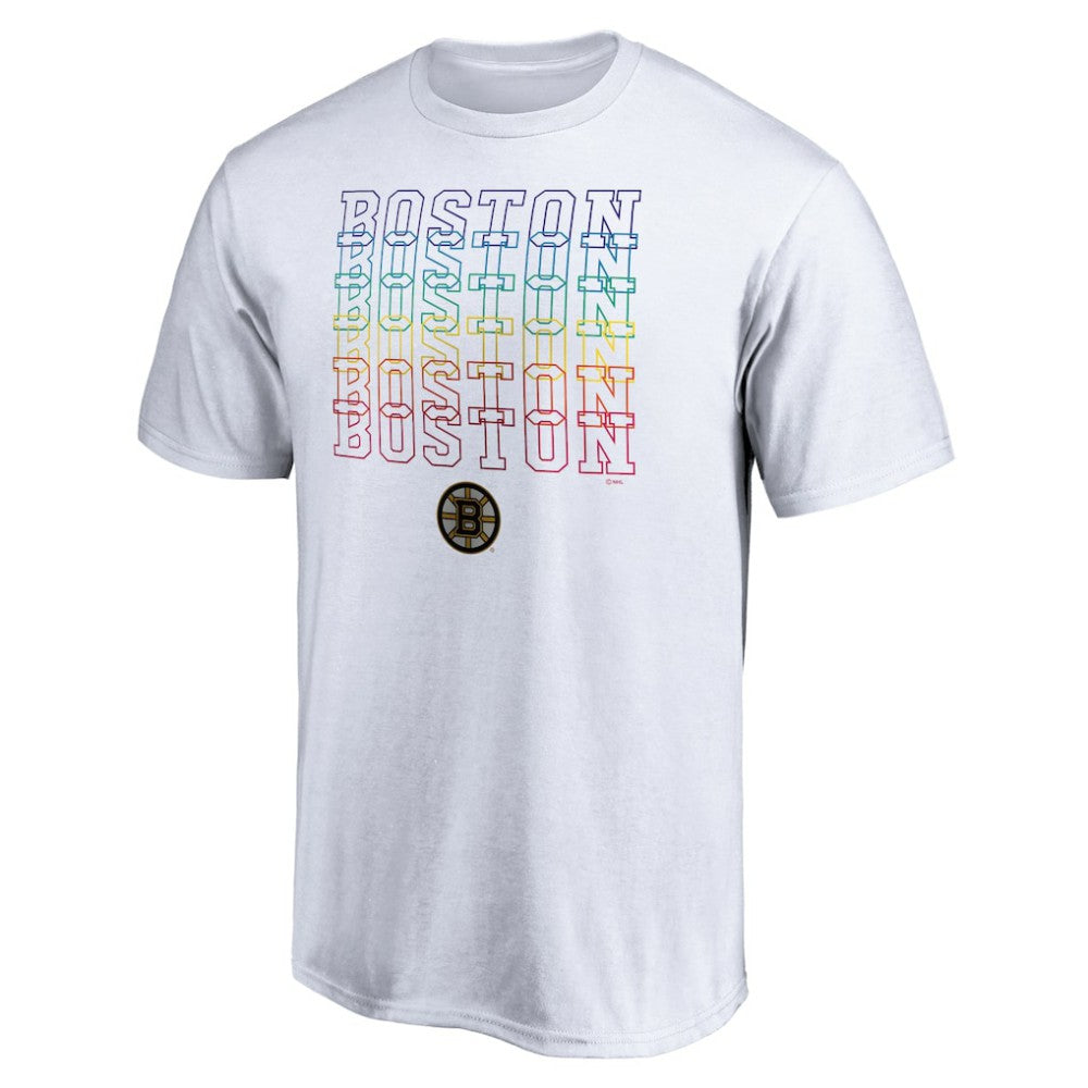 Boston Bruins City Pride T-Shirt - White | US 4257392