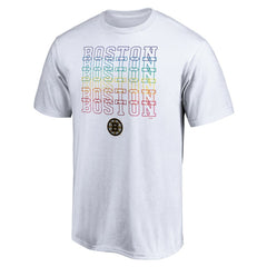 Boston Bruins City Pride T-Shirt - White | US 4257392