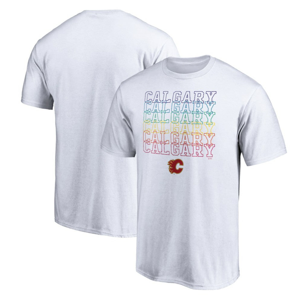 Calgary Flames City Pride T-Shirt - White | US 4257394