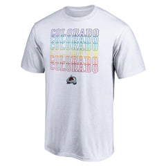 Colorado Avalanche City Pride T-Shirt - White | US 4257397