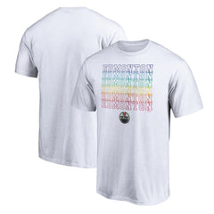 Edmonton Oilers City Pride T-Shirt - White | US 4257401