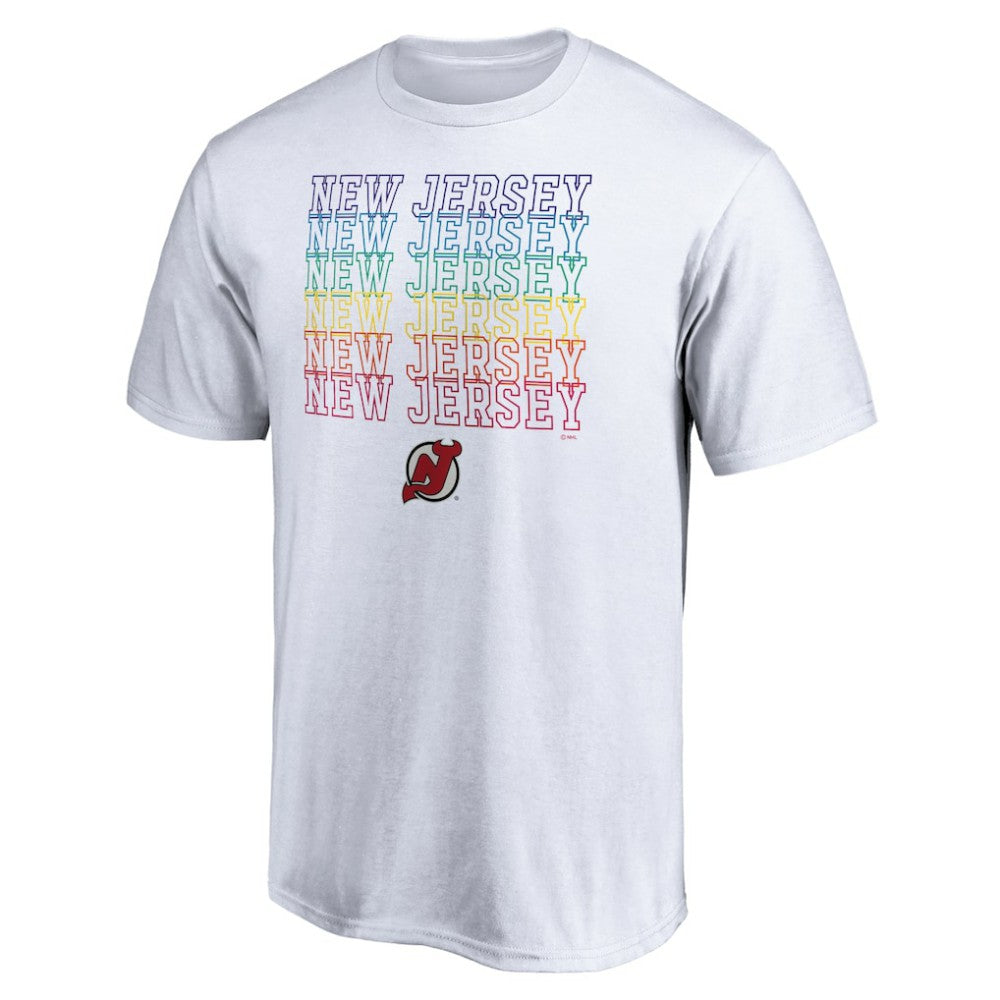 New Jersey Devils City Pride T-Shirt - White | US 4257407