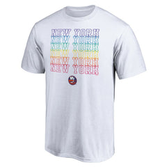 New York Islanders City Pride T-Shirt - White | US 4257408