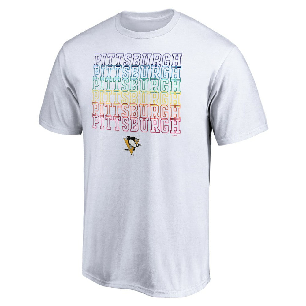 Pittsburgh Penguins City Pride T-Shirt - White | US 4257412