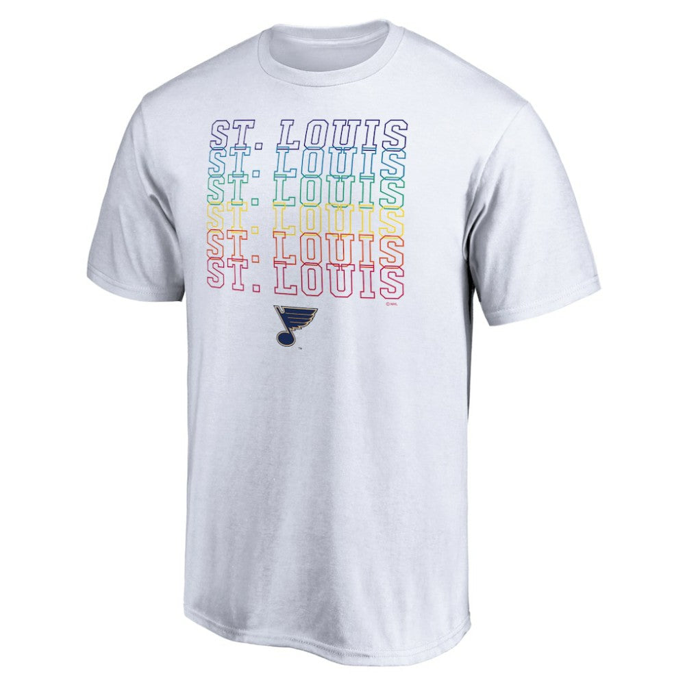 St. Louis Blues City Pride T-Shirt - White | US 4257414