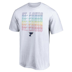 St. Louis Blues City Pride T-Shirt - White | US 4257414