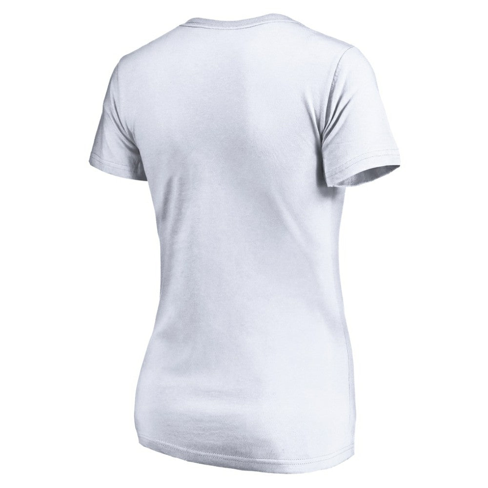 Calgary Flames Women's City Pride V-Neck T-Shirt - White | US 4257425