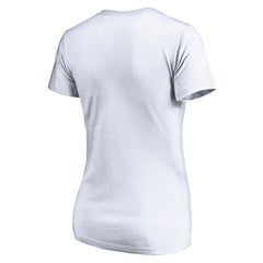 New Jersey Devils Women's City Pride V-Neck T-Shirt - White | US 4257438